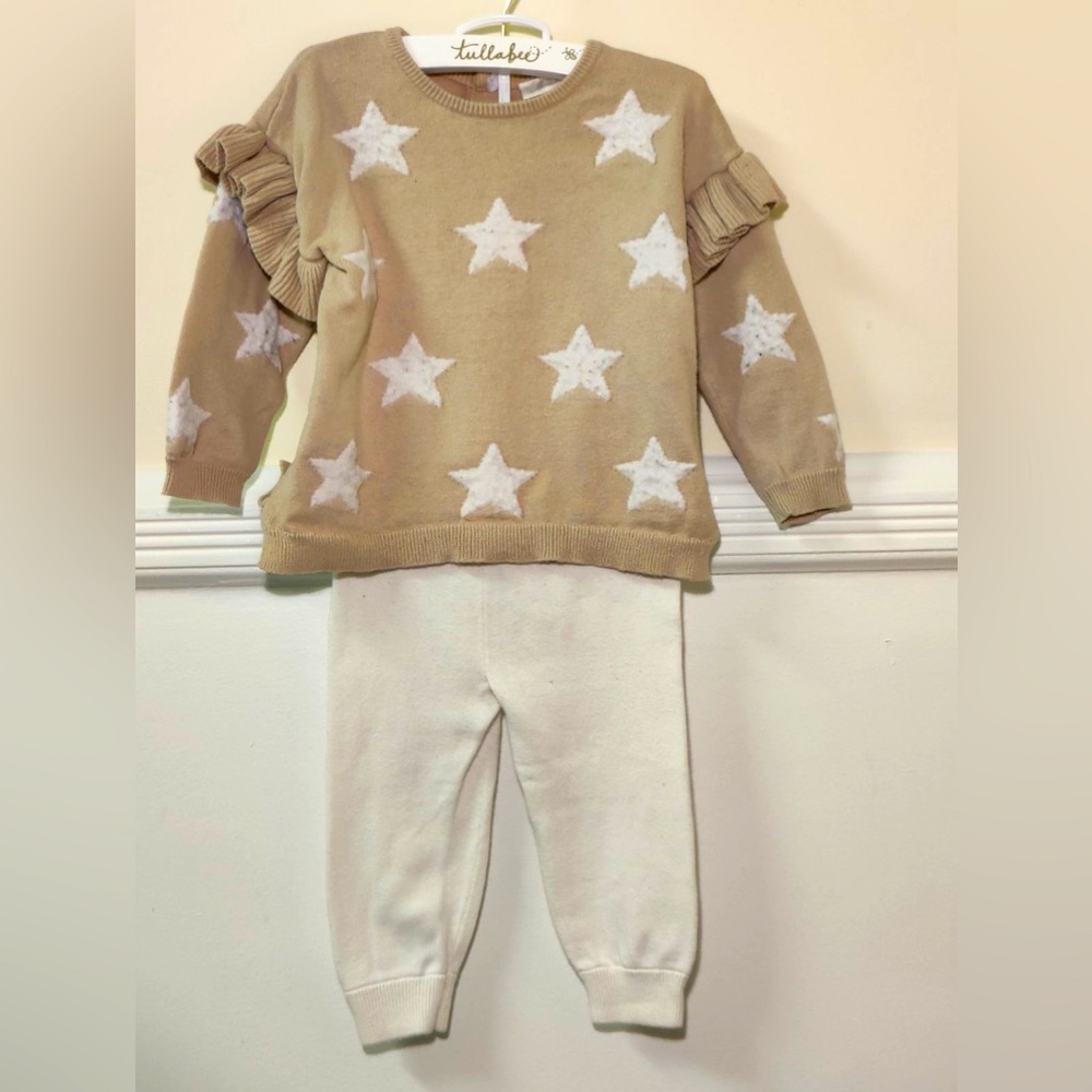 Baby girl sweater outfit